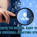 In what ways does staffing strategy adapt to the distinct needs of different regions?